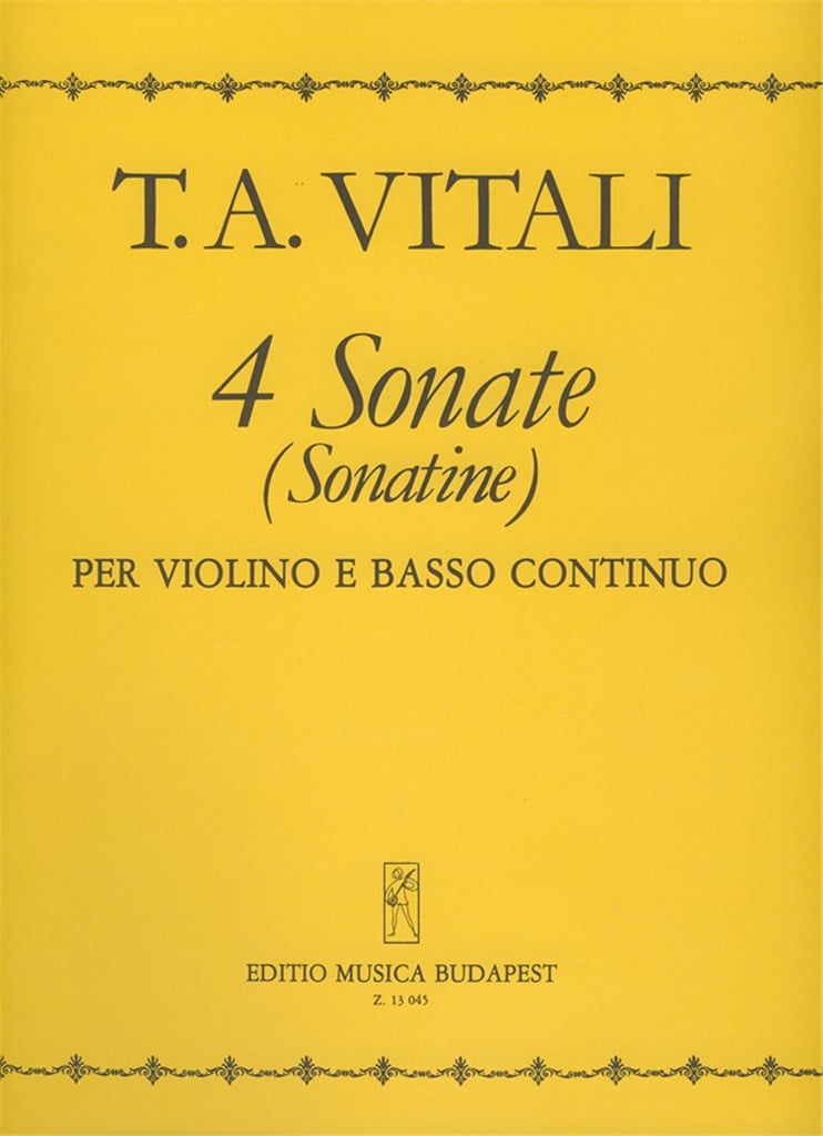4 Sonate (Sonatine) Per Violino E Basso Continuo